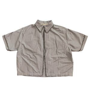 KodKody Phillips Lasso Shirt 1.0 Black Striped SAMPLE Size M